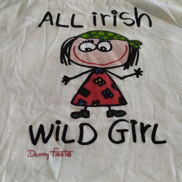 From Ireland-All Irish Wild Girl T-shirt-Girls 7-8 - Picture 1 of 3